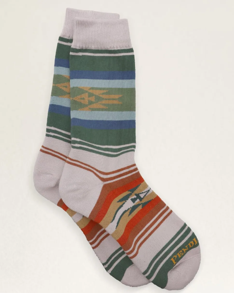 BEACH STRIPE CREW SOCKS