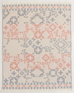 BLUE RIDGE ORGANIC COTTON FRINGED THROW