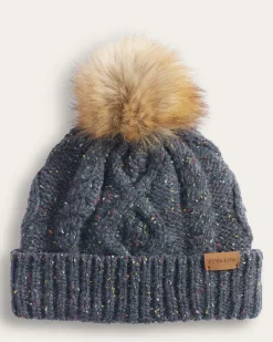 CABLE KNIT BEANIE