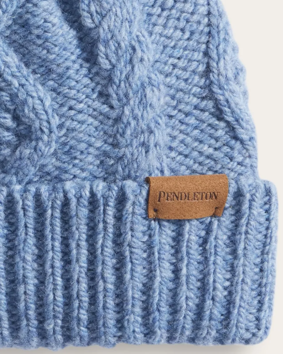 CABLE KNIT BEANIE