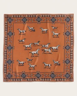 HERD OF HORSES SILK SCARF