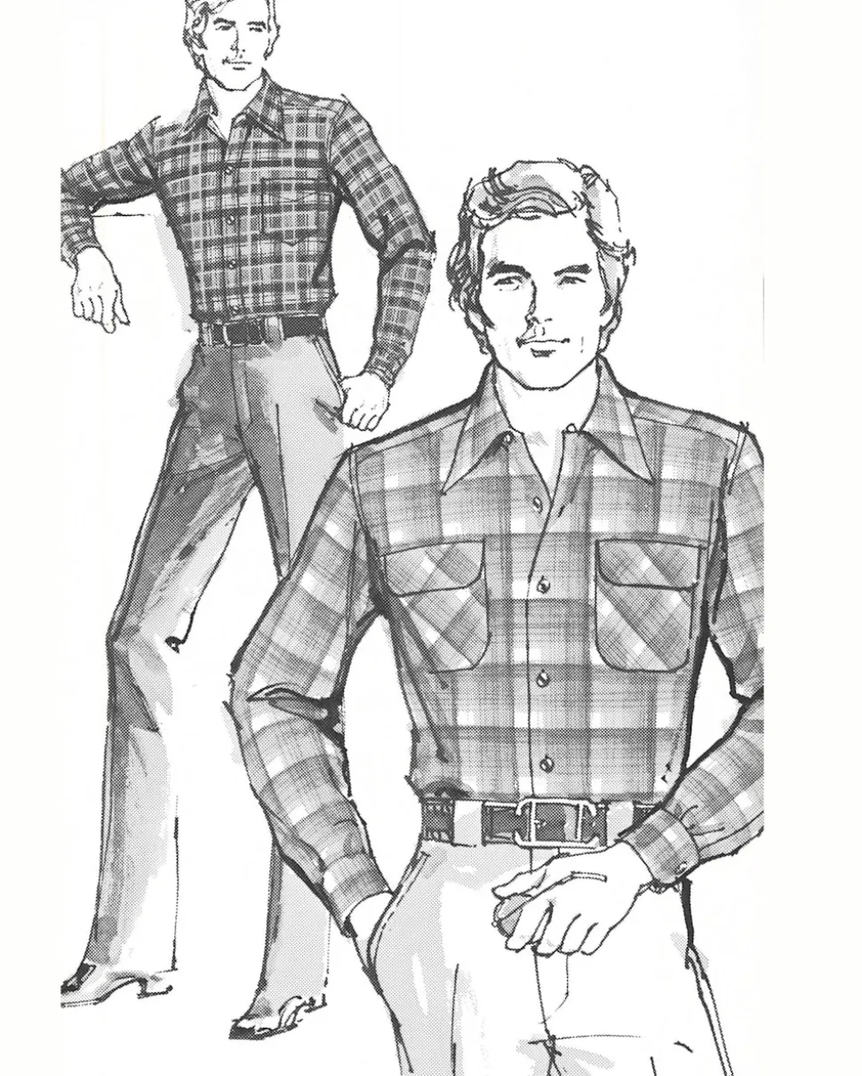 MEN'S PLAID BOARD SHIRT
