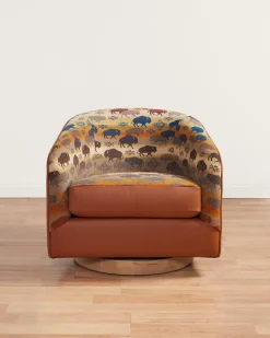 PRAIRIE RUSH HOUR BARREL CHAIR