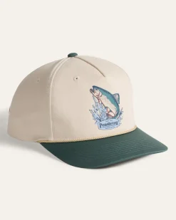SALMON FIVE PANEL SNAPBACK HAT