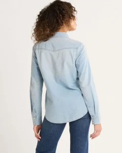 WOMEN'S CHAMBRAY GAMBLER SHIRT