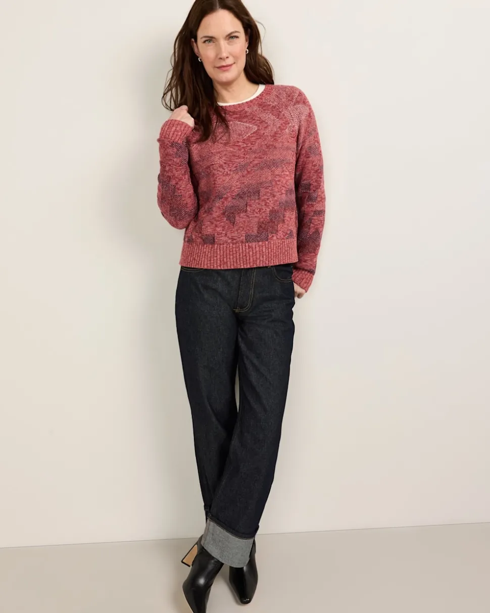 WOMEN'S RAGLAN COTTON SWEATER